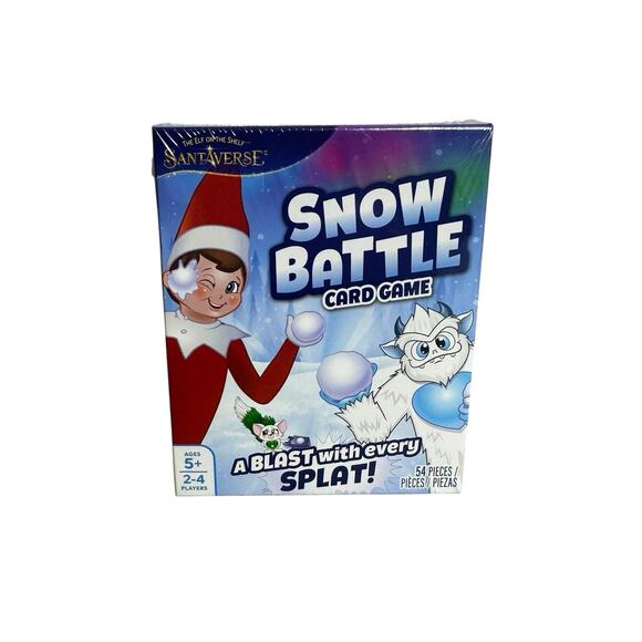 The Elf on the Shelf Santaverse SNOW BATTLE Card Game Christmas New - Picture 3 of 4